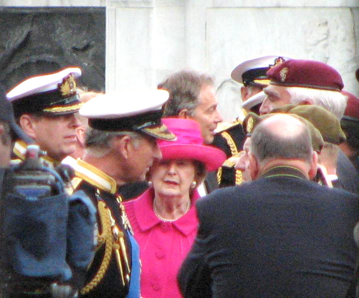 Prince Charles and Margaret Thatcher