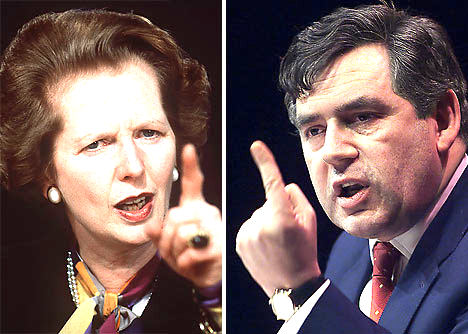 angry, confrontational Margaret Thatcher