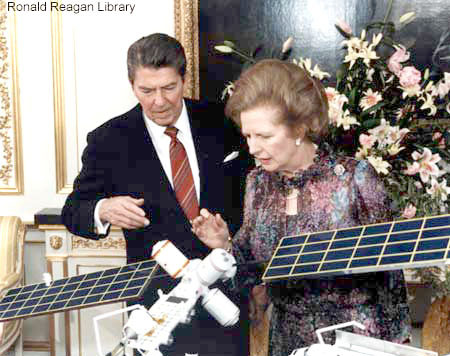 Ronald Reagan and Margaret Thatcher image