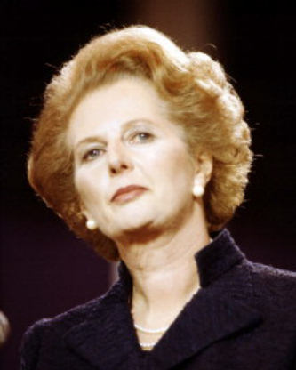 Margaret Thatcher is a serious woman