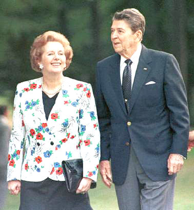 Prime Minister Margaret Thatcher and President Ronald Wilson Reagan