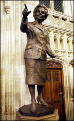 statue of Maggie Thatcher