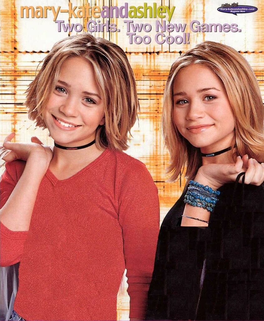 pubescent image of the Olsen twins