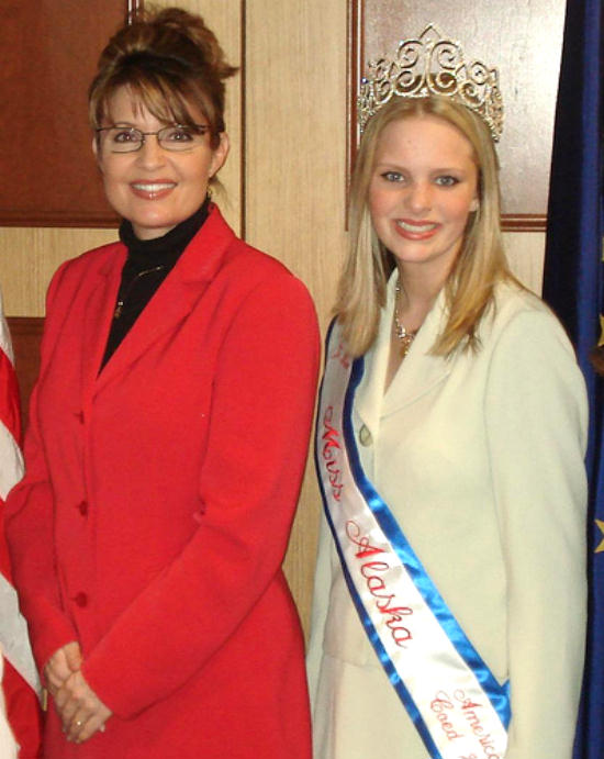 Governor Sarah Palin and Miss Alaska