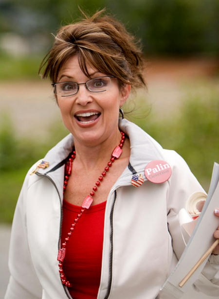 Sarah Palin's goofy look
