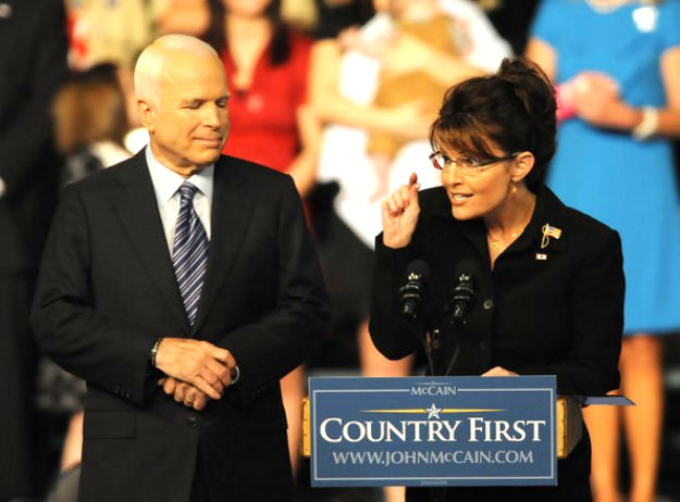 cute Sarah Palin gesture