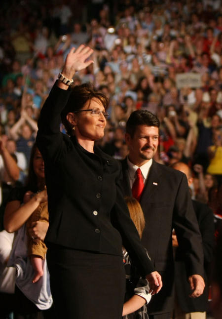 Sarah and Todd Palin