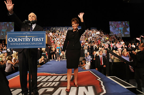 John McCain and Sarah Palin