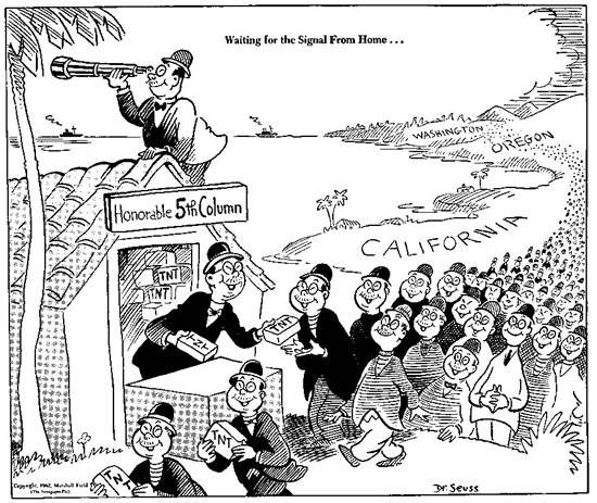 world war ii propaganda. racist Dr Seuss 1943 World War