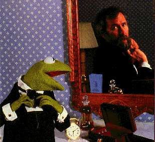 Kermit sees Jim Henson in the mirror
