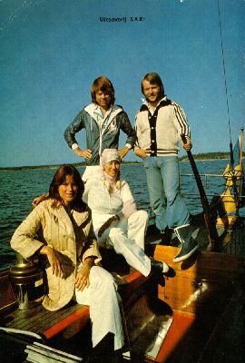 ABBA on a boat