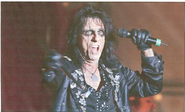 Alice Cooper on stage