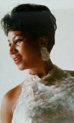 beautiful young Aretha Franklin