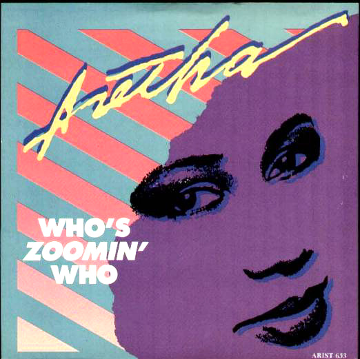 new wave Aretha Franklin album cover