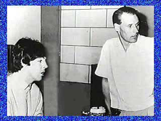 young Paul McCartney and George Martin