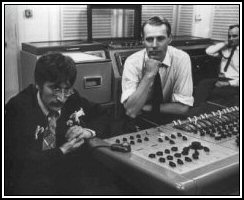 John Lennon and George Martin