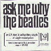Ask Me Why - Beatles record cover