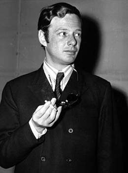 Brian Epstein with cigarette and sunglasses
