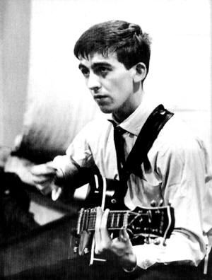 earnest young man George Harrison