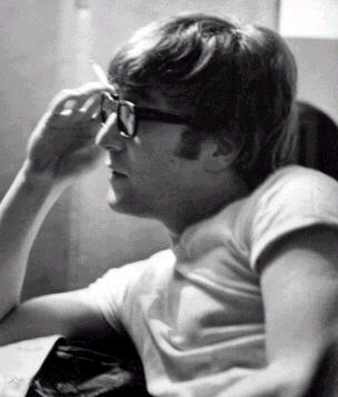 contemplative John Lennon