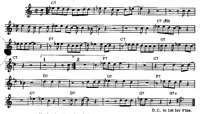 One After 909 - Beatles lead sheet
