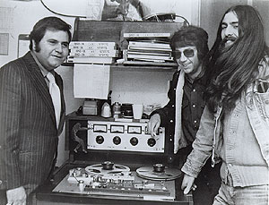 Pete Bennett, Phil Spector, and long-haired hippy freak George Harrison