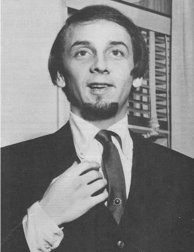 devilish Phil Spector with a goatee