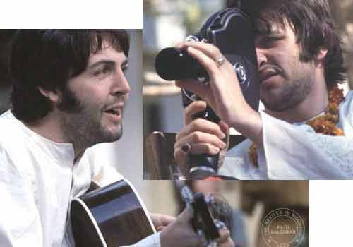 Paul McCartney and Ringo Starr, 1968 image