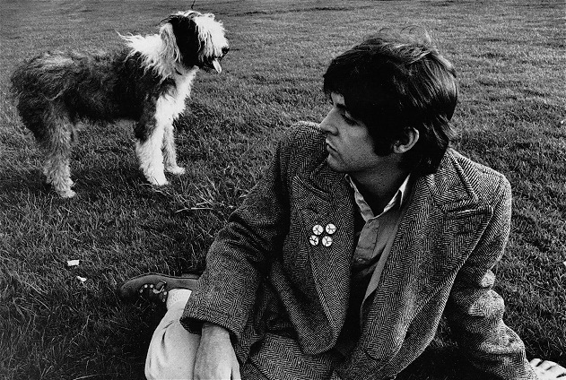 Paul McCartney with his sheepdog Martha, the inspiration for "Martha My Dear"