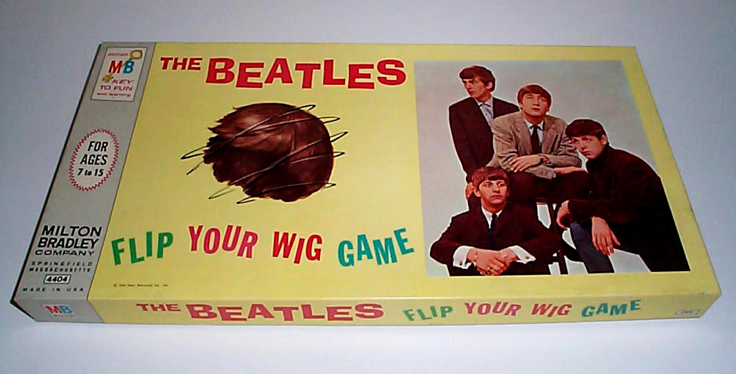 The Beatles Milton Bradley Flip Your Wig Game