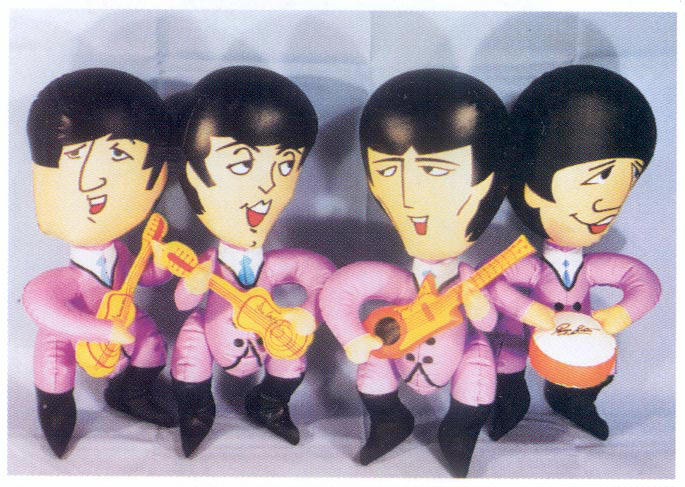 inflatable Beatle dolls