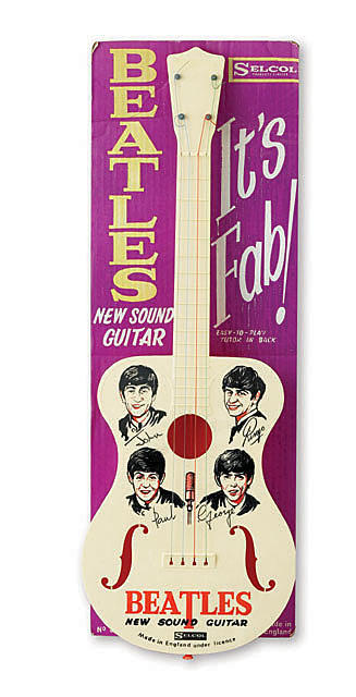 Beatles toy guitar