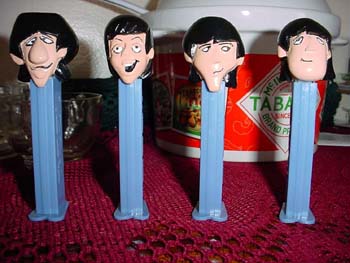 Beatles pez dispenser toys