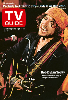 Bob Dylan TV Guide cover