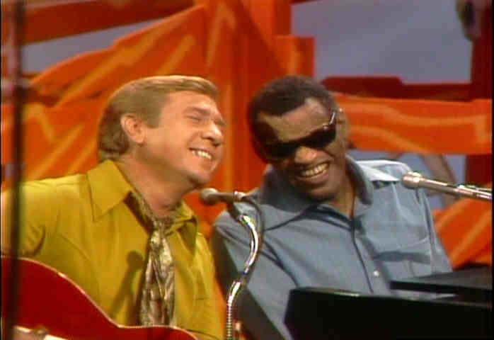 Ray Charles and Buck Owens bonding