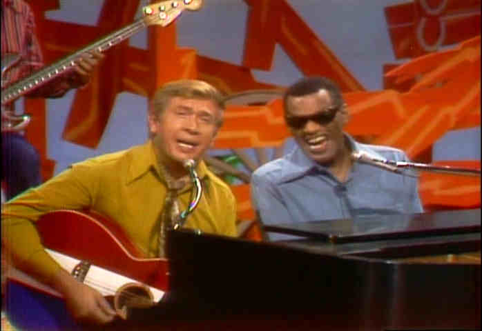 Buck Owens singing "Cryin' Time" with Ray Charles