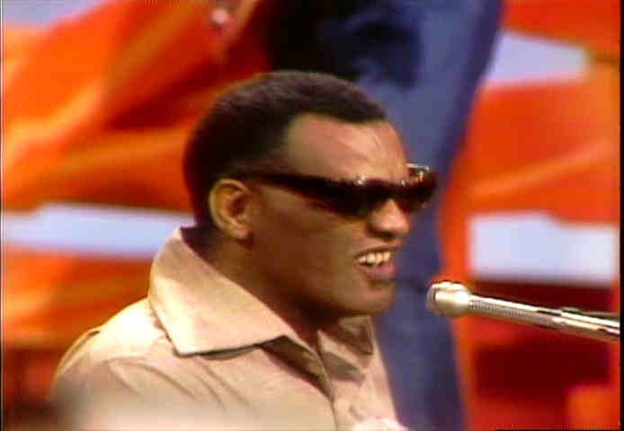 Ray Charles singing on Hee Haw in 1970