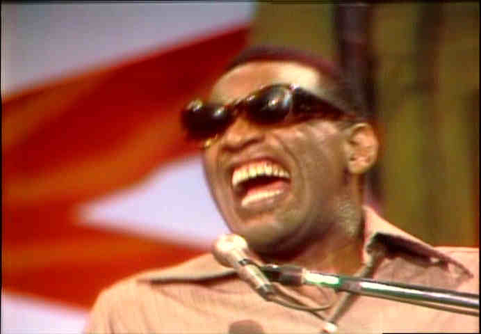 Ray Charles shouts from his soul