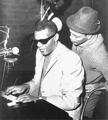 young Quincy Jones and Ray Charles