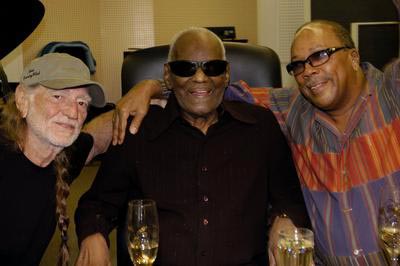 Willie Nelson, Ray Charles and Quincy Jones