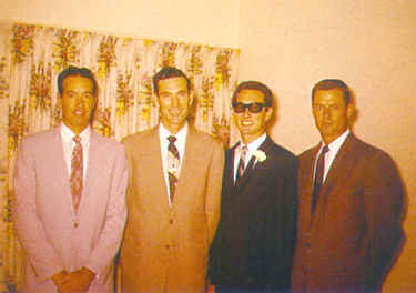 Larry Travis, Buddy Holly, JE Weir - 1958 photo