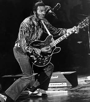 Chuck Berry on stage