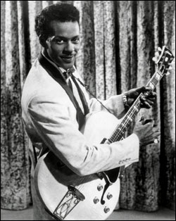Chuck Berry is looking suave