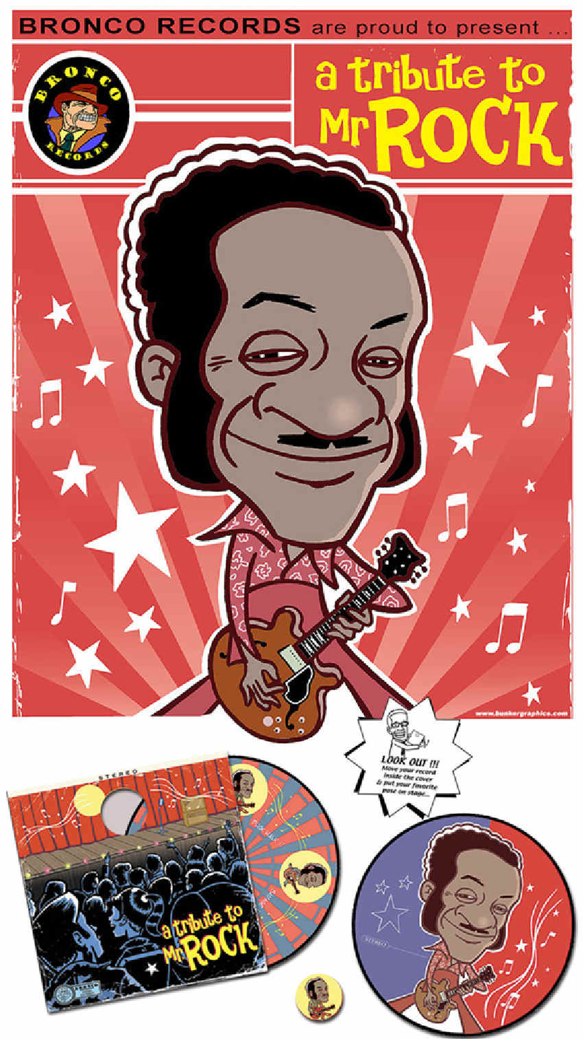 Chuck Berry caricature