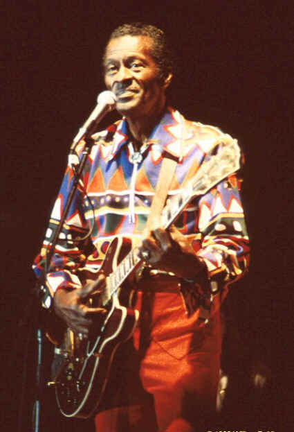 Chuck Berry smiling