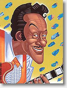 Chuck Berry caricature
