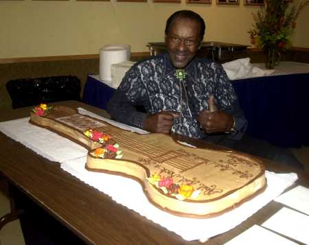 Chuck Berry's 75th birthday cake