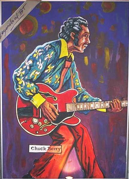 Chuck Berry painting