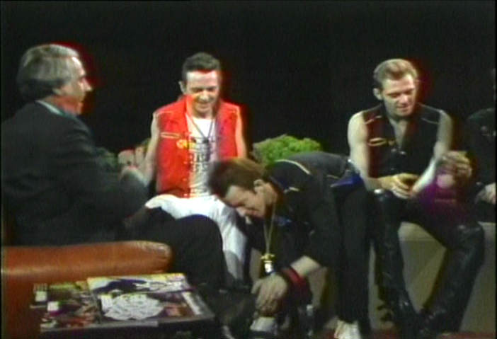 Tom Snyder and The Clash, 1981 image
