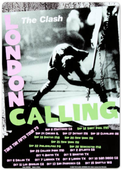 London Calling concert poster